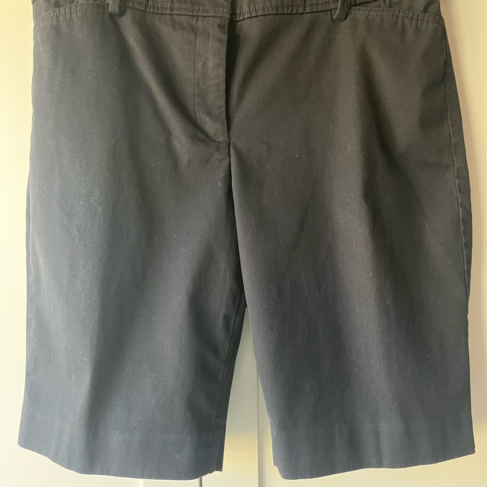 Talbots Women's Black Bermudas “Perfect Short”